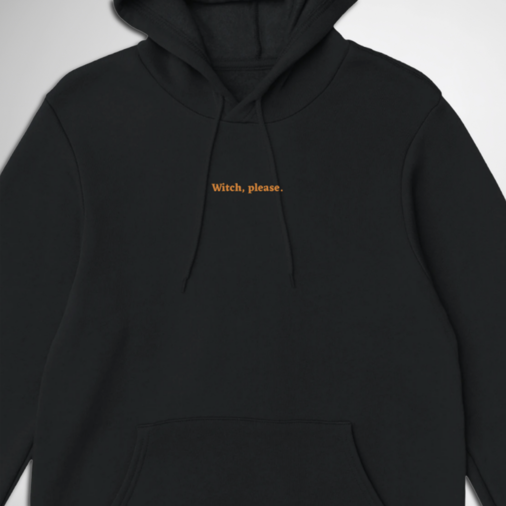 Witch, Please Halloween hoodie available in black, red, navy, pink bright, maroon, grey, and green
