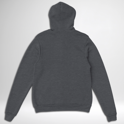 Back of women's I'm Not The Witch I'm The Wife Halloween hoodie available in green, black, navy, maroon, grey