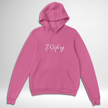 moments of mayhem wifey 2027 pullover hoodie lilac purple pink blue gift