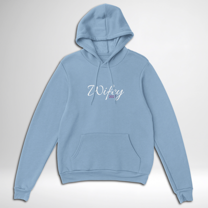 moments of mayhem wifey 2027 pullover hoodie lilac purple pink blue gift